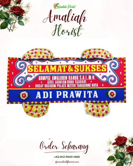 Papan Bunga Ucapan Selamat Golan